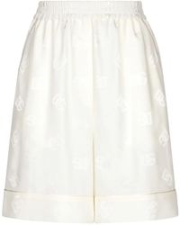 Dolce & Gabbana - Dg Logo-Print Shorts - Lyst