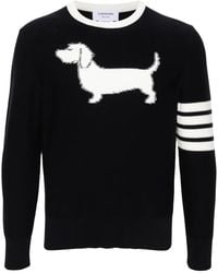 Thom Browne - Cotton 4-Bar Hector Pullover - Lyst