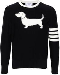 Thom Browne - Hector Intarsia-Knit Jumper - Lyst
