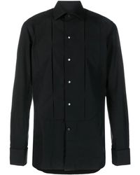 ZEGNA - Camisa con pechera y botones - Lyst