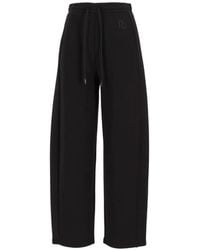 Weekend by Maxmara - Logo-Embroidered Drawstring Track Pants - Lyst
