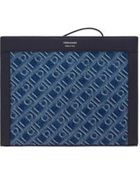 Ferragamo - モノグラム クラッチバッグ - Lyst