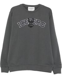 Iceberg - Logo-Embroidered Sweatshirt - Lyst
