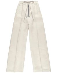Rick Owens - Drawstring Zip-Fly Trousers - Lyst