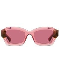 Longchamp - 749 Rectangular-Frame Sunglasses - Lyst