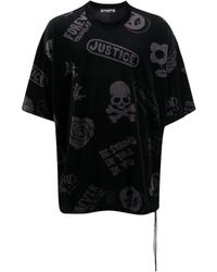 Mastermind Japan - Skull-print Round-neck T-shirt - Lyst