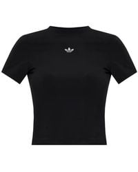 adidas - Logo-Embroidered T-Shirt - Lyst