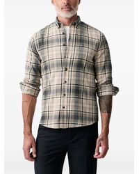 Lindbergh - Check-Pattern Button-Down Shirt - Lyst