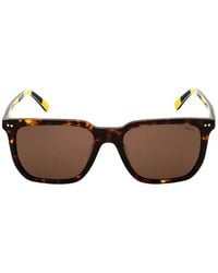 Polo Ralph Lauren - Lunettes De Soleil Rectangulaires À Effet Écailles De Tortue - Lyst