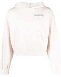 Sporty & Rich - Cropped Hoodie - Lyst