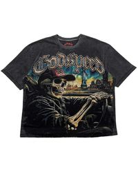 Godspeed - Sightseeing Graphic-Print Washed T-Shirt - Lyst