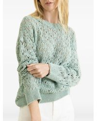 Eleventy - Pull Ajusté Côtelé - Lyst