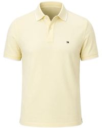 Tommy Hilfiger - Logo-Embroidered Tipped Polo Shirt - Lyst