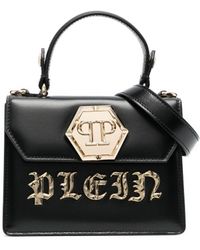 Philipp Plein - Small Logo-plaque Leather Bag - Lyst