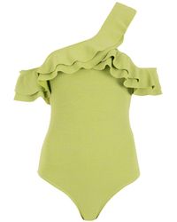 Clube Bossa Ruffle-trimmed Swimsuit - Yellow