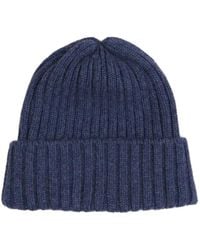 Fedeli - Ribbed Cashmere Beanie Hat - Lyst