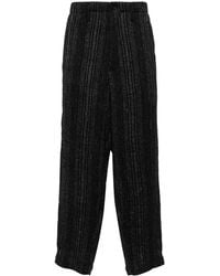 Yohji Yamamoto - Z-Stripe Wide-Leg Trousers - Lyst