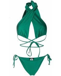 Noire Swimwear - Bikini Con Copa Triangular Y Acabado Satinado - Lyst