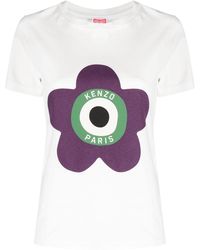 KENZO - T-shirt Boke Flower con stampa - Lyst