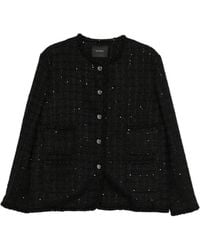Thelaurent - Sequin-Embellished Front-Pocket Jacket - Lyst