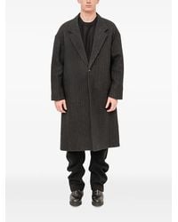 DEVOA - Costume Rayé En Laine À Simple Boutonnage - Lyst