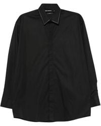 KARL LAGERFELD - Stud-Embellished Loose Fit Shirt - Lyst