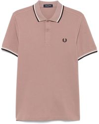 Fred Perry - Polo con logo bordado - Lyst