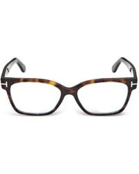 Tom Ford - Tortoiseshell-Effect Cat-Eye Glasses - Lyst