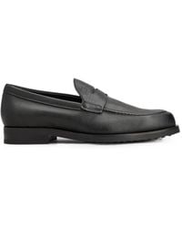 Tod's - Gommino Pebbled-Leather Loafers - Lyst