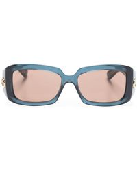 Gucci - Icon GG Rectangle-frame Sunglasses - Lyst