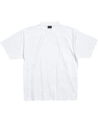 Balenciaga - Hand-drawn Logo-print Cotton T-shirt - Lyst