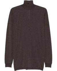 Rick Owens - High-Neck Wool Sweater - Lyst