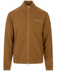 Moncler - Logo-Patch Zip-Up Sweater - Lyst