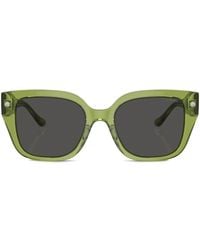 COACH - Logo-Print Square-Frame Sunglasses - Lyst