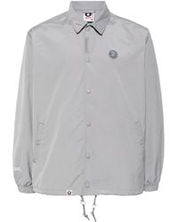 Aape By A Bathing Ape - Logo-Appliqué Shirt Jacket - Lyst
