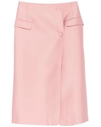 Stine Goya - Button-Fastening Pencil Midi Skirt - Lyst