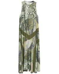 Bimba Y Lola - Snake Patchwork A-Line Dress - Lyst