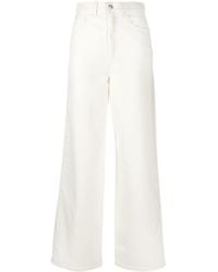designer wide leg jeans
