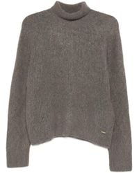 Woolrich - Logo-Plaque Sweater - Lyst