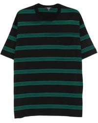 Comme des Garçons - T-Shirt Rayé À Poche Poitrine - Lyst