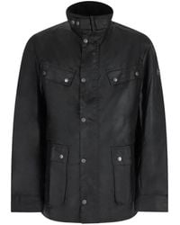 Barbour - Veste Tourer Duke À Poches Multiples Et Finition Cirée - Lyst