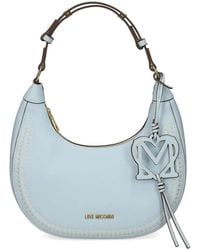 Love Moschino - ハートチャーム ショルダーバッグ - Lyst