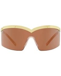 MCM - Stud-Embellished Shield Sunglasses - Lyst