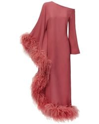 ‎Taller Marmo - Taller M Ubud Extravganza Scoop Nck Fthr Trim Peony - Lyst
