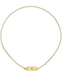 Marie Lichtenberg - Micro Coco Ruby Locket Necklace - Lyst