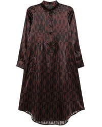Cynthia Rowley - Geometric-Print Dress - Lyst