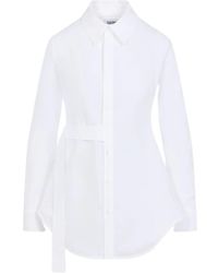 Jean Paul Gaultier - Belted Shirt - Lyst