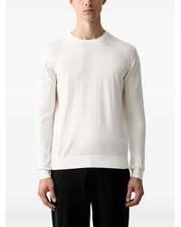 KARL LAGERFELD - Logo-Patch Crew-Neck Sweater - Lyst