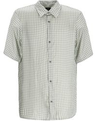 ARMANI EXCHANGE - Hemd Mit Geometrischem Print - Lyst