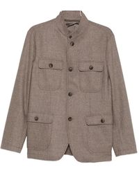 Gran Sasso - Four-Pocket High-Neck Jacket - Lyst